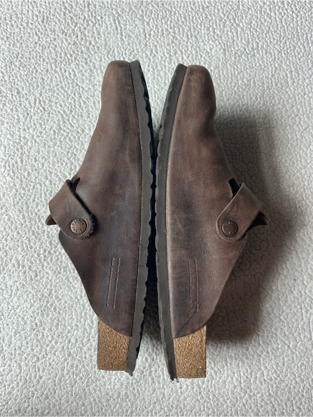 Birkenstock Boston Soft Footbed Clogs Habana Oiled Leather Mens 42 9 - Picture 5 of 8